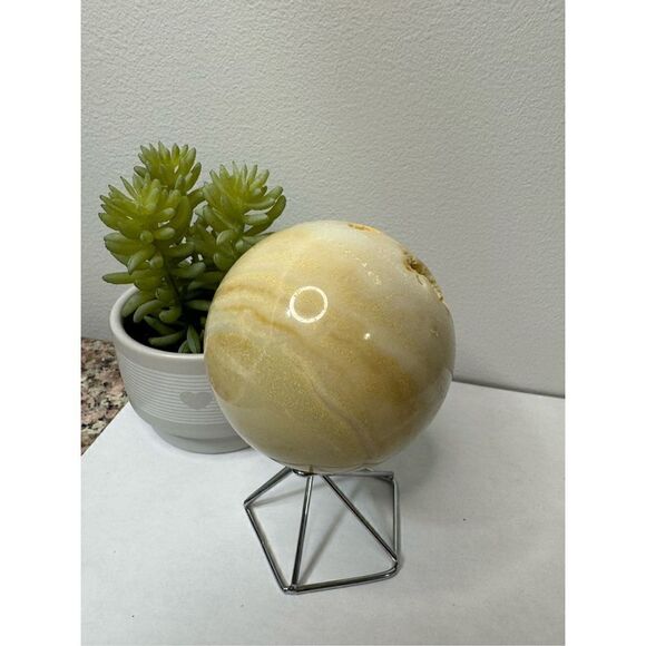 ✨Banded Agate Sphere - Picture 3 of 4